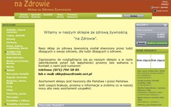 Sklep ze zdrową żywnością