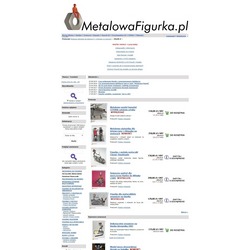 Metalowa figurka z grawerem